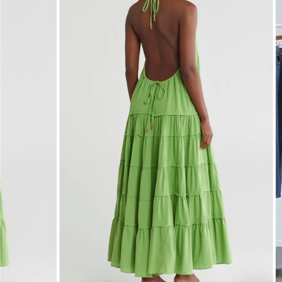 NWOT Free People Somewhere Sunny Maxi Dress - Picture 2 of 2